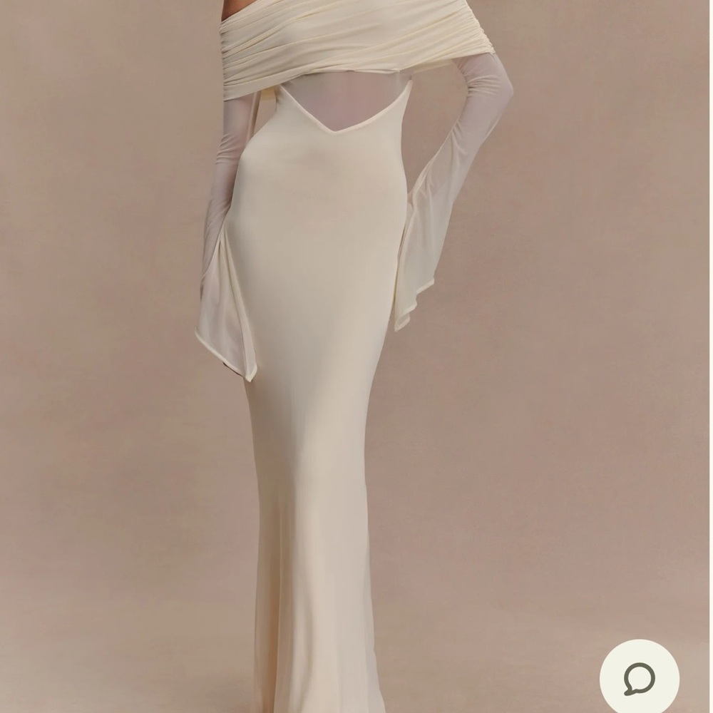 Meshki Kaitlin one shoulder maxi dress
